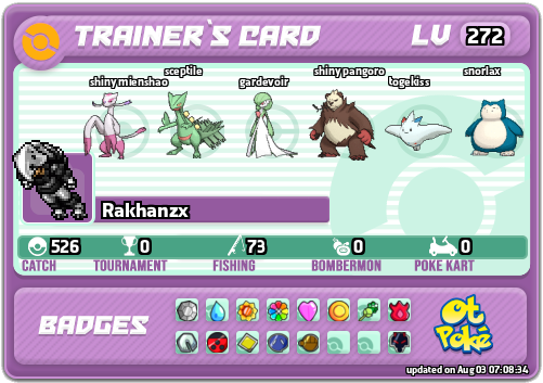 Rakhanzx Card otPokemon.com
