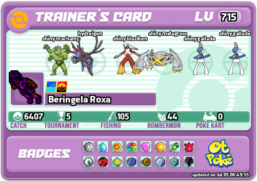 Beringela Roxa Card otPokemon.com