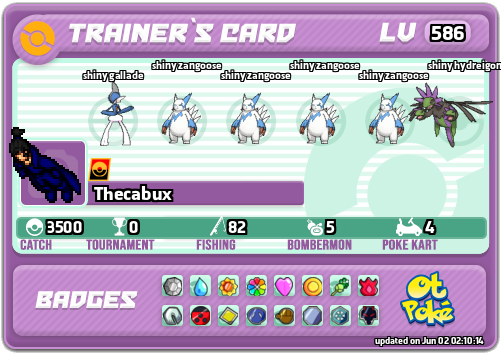 Thecabux Card otPokemon.com