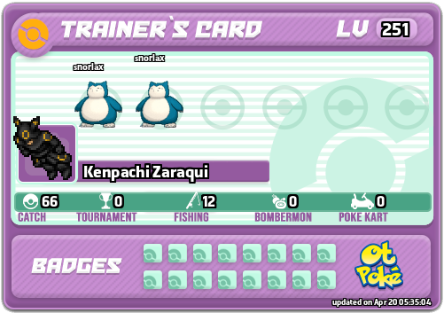 Kenpachi Zaraqui Card otPokemon.com