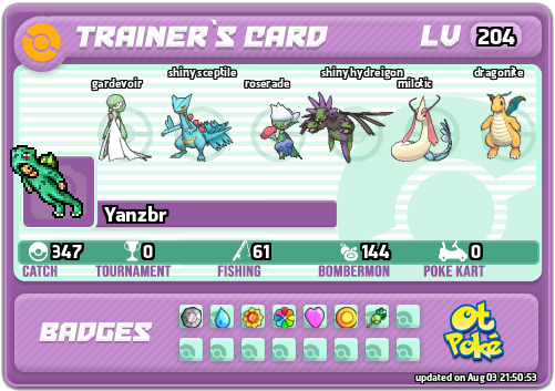 Yanzbr Card otPokemon.com