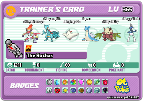 The Rochas Card otPokemon.com