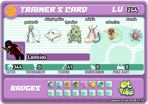 Lonnios Card otPokemon.com