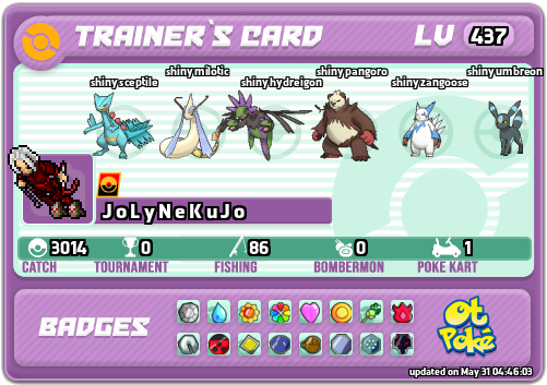 J o L y N e K u J o Card otPokemon.com
