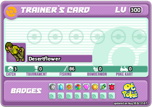Desertflower Card otPokemon.com
