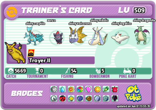 Troyer II Card otPokemon.com