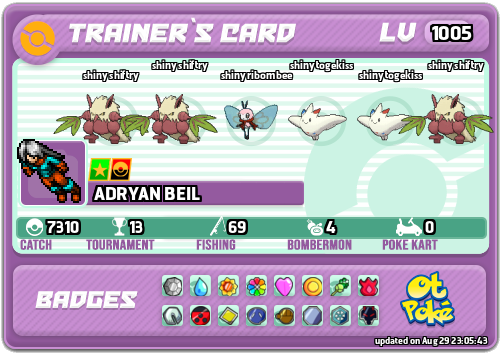 ADRYAN BEIL Card otPokemon.com