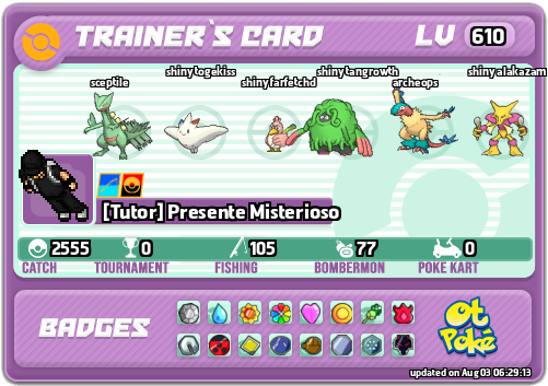 [Tutor] Presente Misterioso Card otPokemon.com