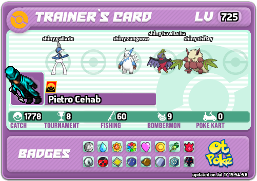 Pietro Cehab Card otPokemon.com