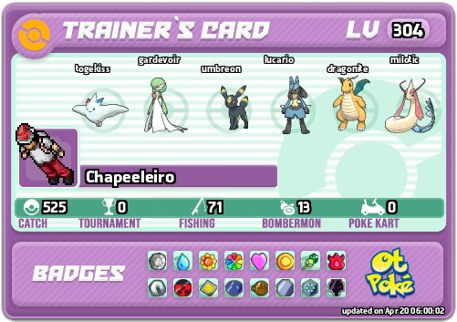 Chapeeleiro Card otPokemon.com