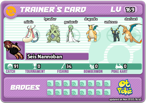 Seis Nannoban Card otPokemon.com