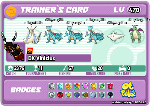 DK Vinicius Card otPokemon.com
