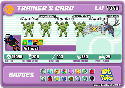 Arthur I Card otPokemon.com