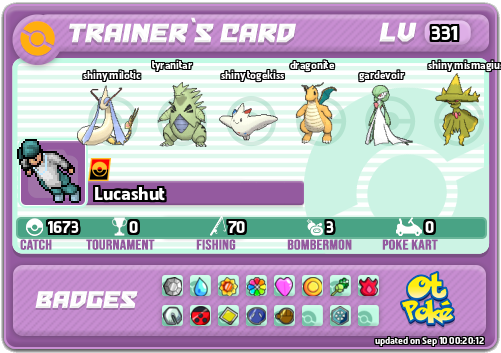 Lucashut Card otPokemon.com