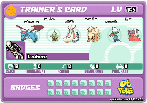 Leohere Card otPokemon.com