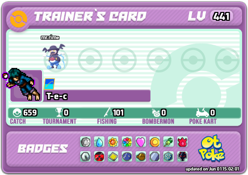T-e-c Card otPokemon.com