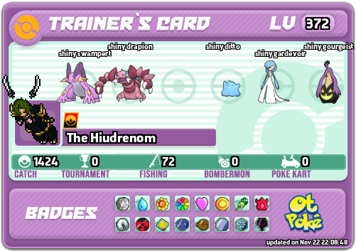 The Hiudrenom Card otPokemon.com