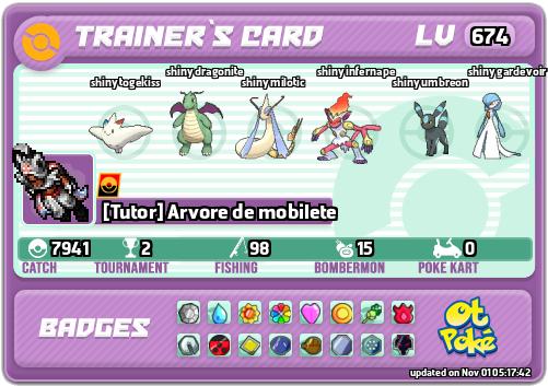 [Tutor] Arvore de mobilete Card otPokemon.com