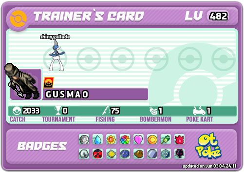 G U S M A O Card otPokemon.com