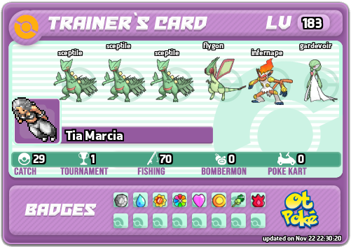 Tia Marcia Card otPokemon.com