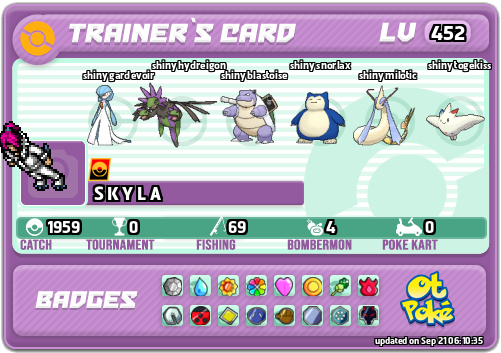 S K Y L A Card otPokemon.com