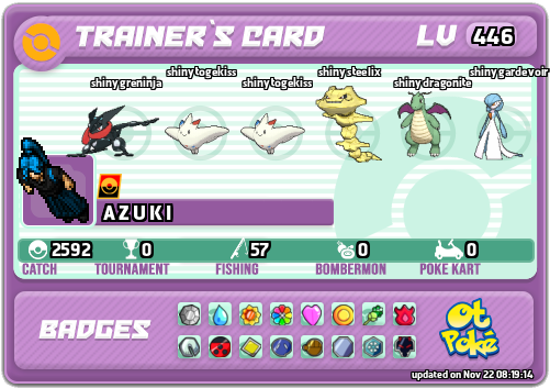 A Z U K I Card otPokemon.com