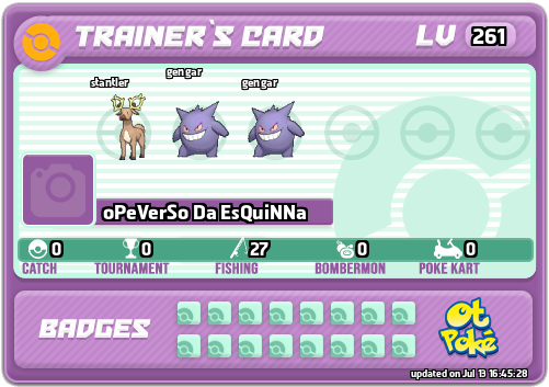 oPeVerSo Da EsQuiNNa Card otPokemon.com