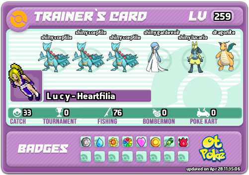 L u c y - Heartfilia Card otPokemon.com