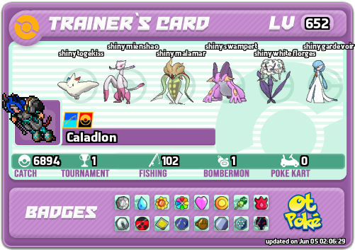Caladlon Card otPokemon.com