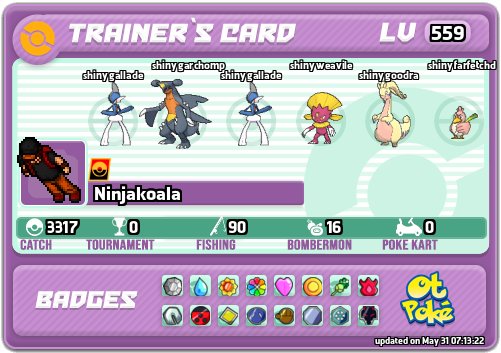 Ninjakoala Card otPokemon.com
