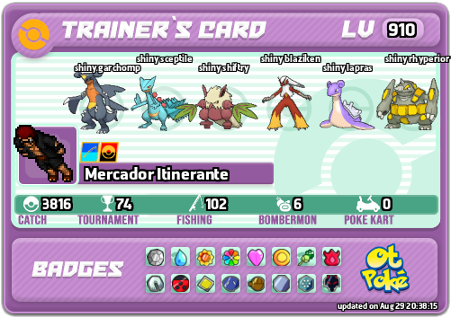 Mercador Itinerante Card otPokemon.com