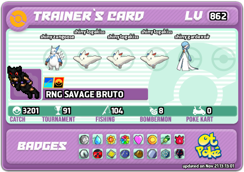 RNG SAVAGE BRUTO Card otPokemon.com