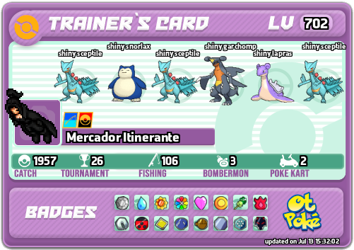 Mercador Itinerante Card otPokemon.com
