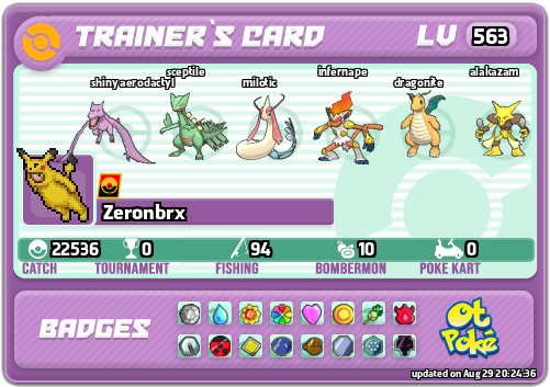 Zeronbrx Card otPokemon.com