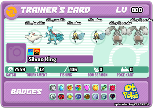 Silvao King Card otPokemon.com