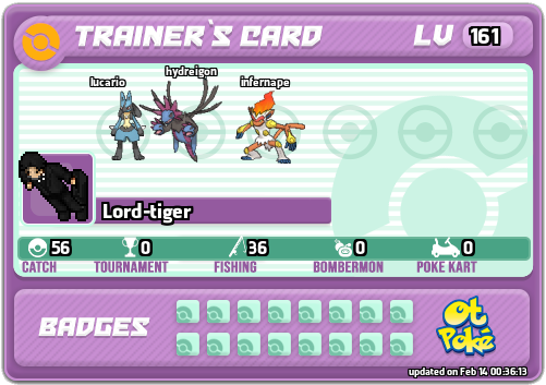 Lord-tiger Card otPokemon.com