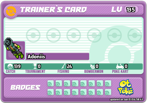Adoniis Card otPokemon.com