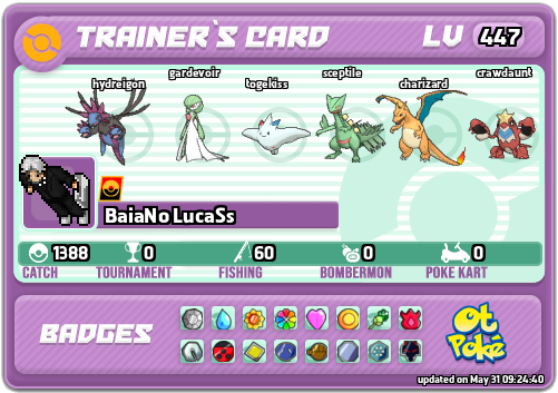 BaiaNo LucaSs Card otPokemon.com