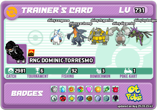 RNG DOMINIC TORRESMO Card otPokemon.com
