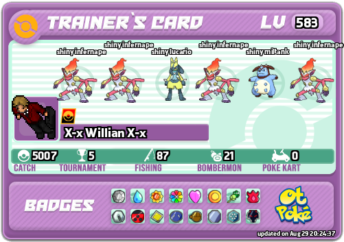 X-x Willian X-x Card otPokemon.com