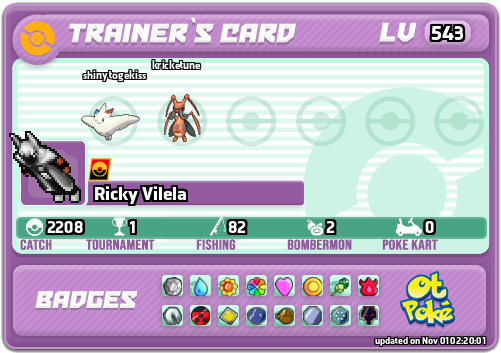 Ricky Vilela Card otPokemon.com