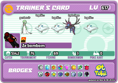 Ze bombom Card otPokemon.com