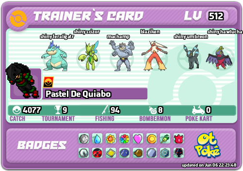 Pastel De Quiabo Card otPokemon.com