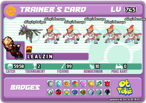 L E A L Z I N Card otPokemon.com