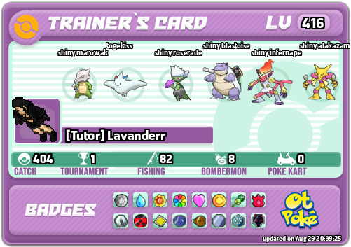 [Tutor] Lavanderr Card otPokemon.com