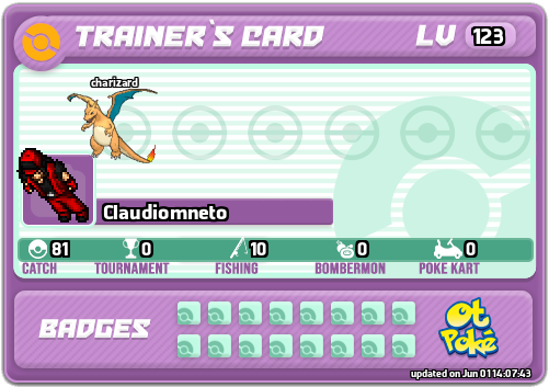 Claudiomneto Card otPokemon.com