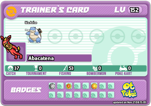 Abacatena Card otPokemon.com