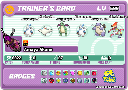 Amaya Akane Card otPokemon.com