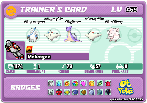 Melengee Card otPokemon.com