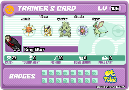 King Eltor Card otPokemon.com